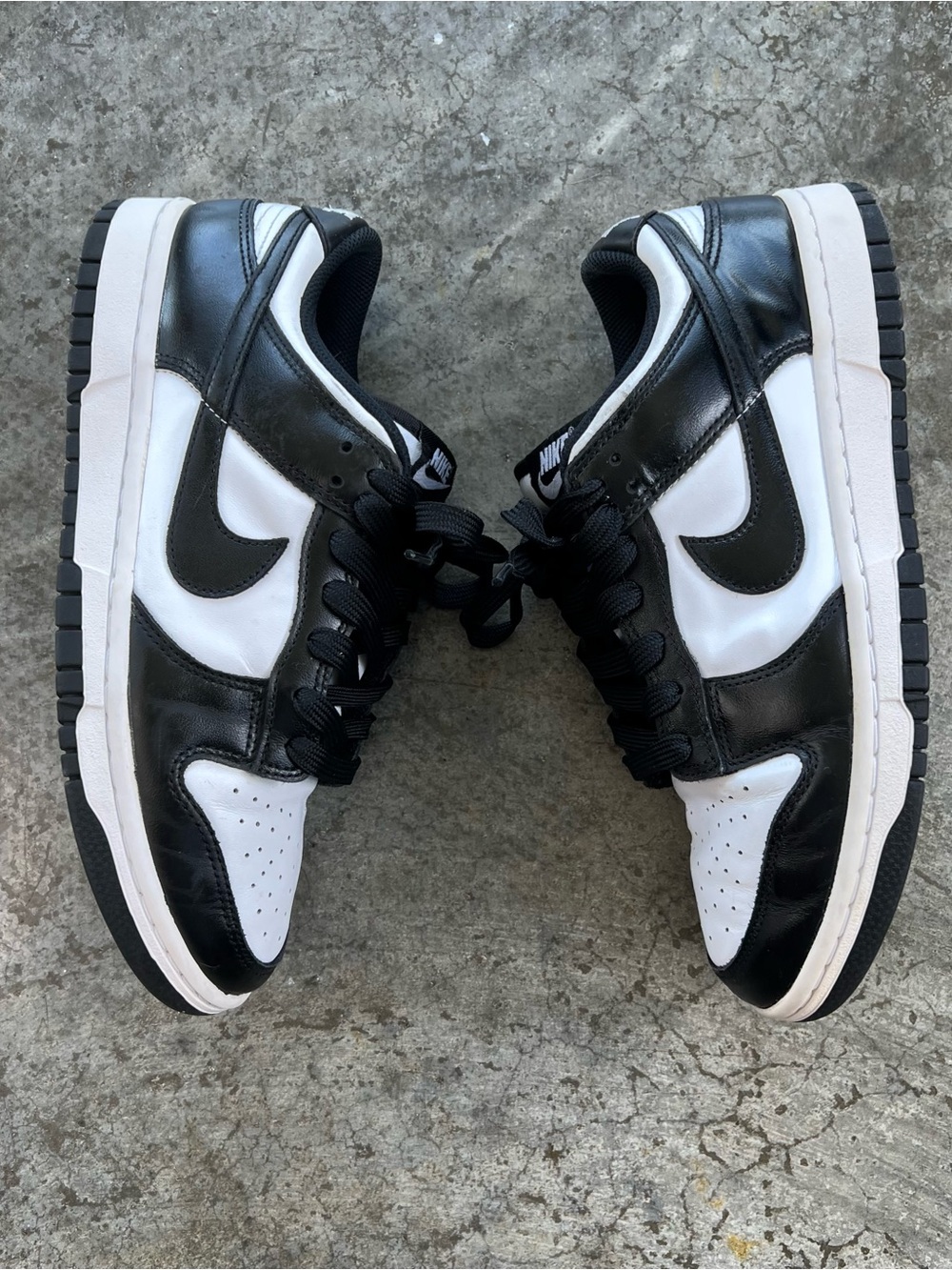 Nike Dunk Low Panda DD1503-101 Black White Leather Sneakers Men’s Size 9